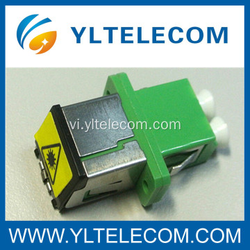 Long bích FTTH LC sợi quang adapter DX với kim loại bụi nắp rời màn trập